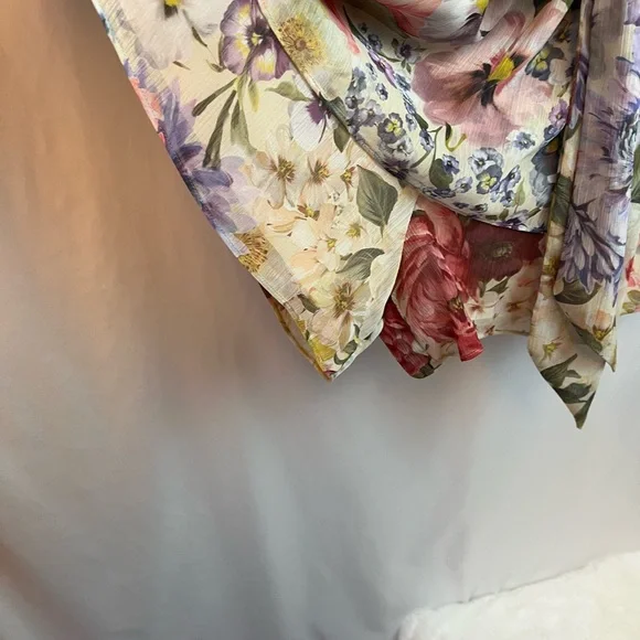 Express romper dress multi floral NWT - Picture 5 of 7